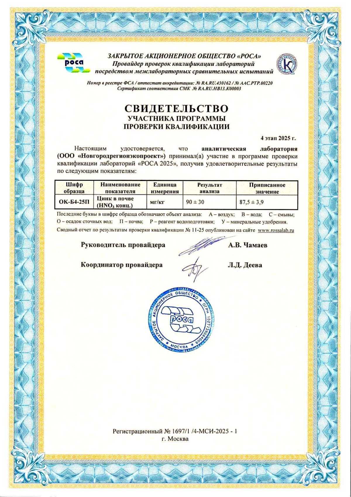 Проверка квалификации персонала лаборатории